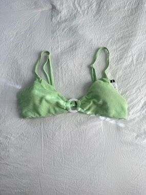 Dippin Daisy’s Women’s Lime Green Bikini Bathing Suit Top Size XL